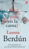 QUE NOS PASA EN LA CAMA (BUTXACA) | 9788466311984 | BERDUN, LORENA