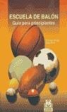 ESCUELA DE BALON | 9788480197144 | KROGER, CHRISTIAN/ROTH, KLAUS