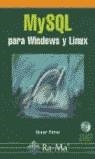 MYSQL PARA WINDOWS Y LINUX | 9788478976010 | PEREZ, CESAR