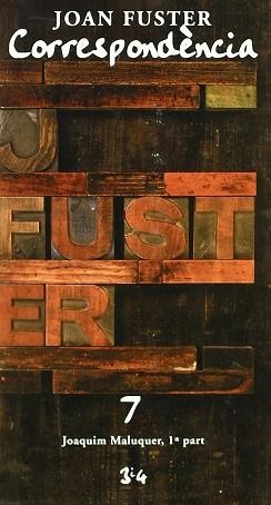 CORRESPONDENCIA | 9788475026879 | JOAN FUSTER