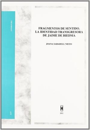 FRAGMENTOS DE SENTIDO | 9788447706136 | SABADELL NIETO, JOANA