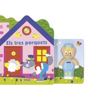 TRES PORQUETS CASETES AMB NINOTS | 9788430548620 | IL-LUSTRACIONS: JORDI BUSQUETS