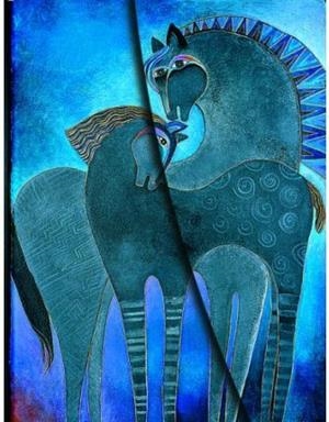 LLIBRETA PAPERBLANKS YEGUAS DE CIELO INDIGO | 9781551565415