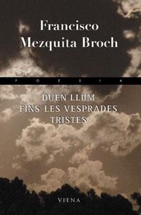 DUEN LLUM FINS LES VESPRADES TRISTES (XXVI PREMI 25 D'ABRIL) | 9788483303931 | MEZQUITA BROCH, FRANCISCO
