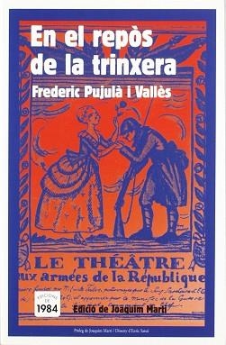 EN EL REPOS DE LA TRINXERA | 9788496061781 | PUJULA I VALLES, FREDERIC