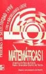 PRUEBAS DE SELECTIVIDAD MATEMATICAS 1 1998 | 9788448122133 | ARRIBAS DE COSTA, ANTONIO