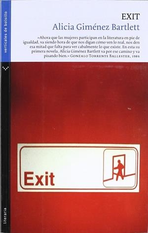 EXIT | 9788492421237 | GIMENEZ BARTLETT, ALICIA