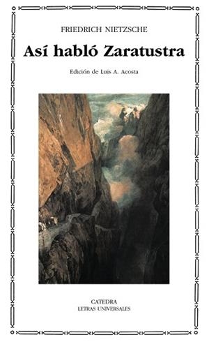 ASI HABLO ZARATRUSTA | 9788437625027 | NIETZSCHE, FRIEDRICH
