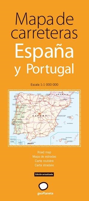 MAPA ESPAÑA PORTUGAL ESCALA GEOPLANETA | 9788408083368 | AA. VV.