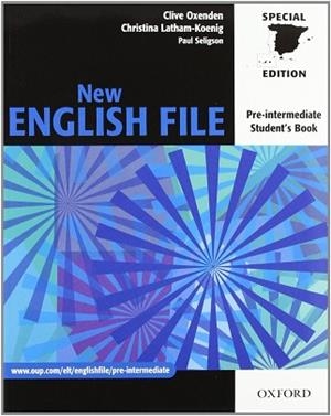 NEW ENGLISH FILE PRE-INTERMEDIATE WITHOUT KEY PACK | 9780194519465 | LATHAM-KOENIG, CHRISTINA
