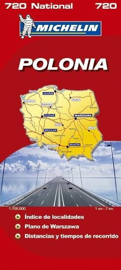 MAPA POLONIA 720 2010 | 9782067125681 | VV AA