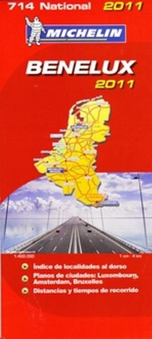 MAPA BENELUX 714 2011 | 9782067155916 | 714