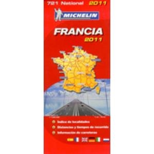 MAPA FRANCIA 721 2011 | 9782067155022 | 721