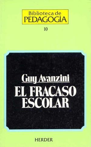 FRACASO ESCOLAR, EL | 9788425404702 | AVANZINI, GUY