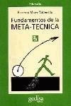 FUNDAMENTOS DE LA META-TECNICA | 9788474324969 | MAYZ-VALLENILLA, ERNESTO
