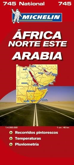 MAPA AFRICA NORTE ESTE ARABIA | 9782067119000 | VARIOS