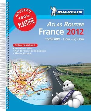 ATLAS MICHELIN FRANCIA 2012 (PLASTIFIÉ) | 9782067167001 | VARIOS AUTORES