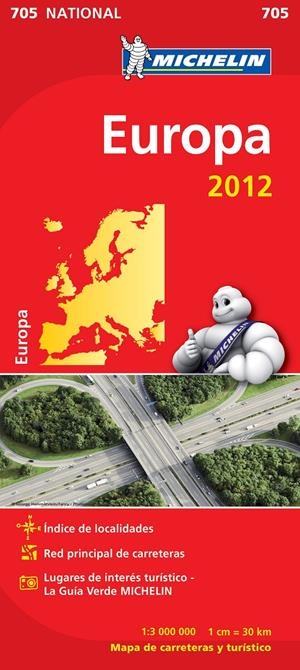 MAPA EUROPA 2012 705 | 9782067170148 | VARIOS AUTORES