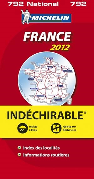 MAPA FRANCIA ALTA RESISTENCIA 2012 792 | 9782067169951 | VARIOS AUTORES