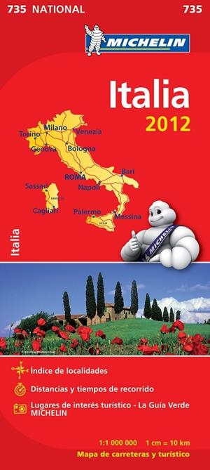 MAPA ITALIA 735 | 9782067171497 | VARIOS AUTORES