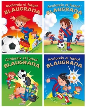ACOLOREIX EL FUTBOL BLAUGRANA (4 TÍTOLS) | 9788467703580 | SUSAETA, EQUIPO