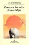 CARTAS A LOS AÑOS DE NOSTALGIA | 9788433908445 | OE KENZABURO