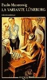 VARIANTE LUNERBURG, LA | 9788472238725 | MAURENSIG, PAOLO