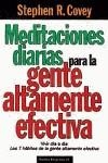 MEDITACIONES DIARIAS PARA LA GENTE ALTAMENTE EFECT | 9788449301407 | COVEY, STEPHEN R.