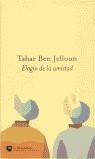 ELOGIO DE LA AMISTAD | 9788476694114 | JELLOUN, TAHAR BEN