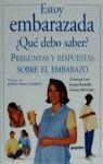 ESTOY EMBARAZADA QUE DEBO HACER ? | 9788425331664 | LEES, CHRISTOPH