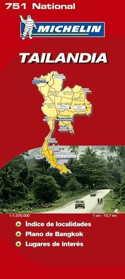 MAPA TAILANDIA 751 2010 | 9782067126787 | VV AA