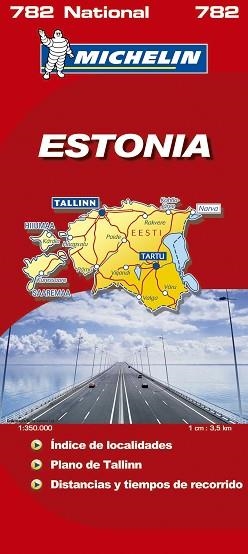 MAPA ESTONIA 782 2010 | 9782067129054 | AA.VV.