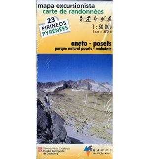 MAPA ANETO POSETS MALADETA RANDONE 23 | 9782841821426 | VARIS