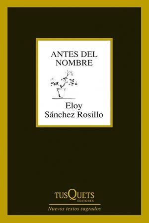 ANTES DEL NOMBRE | 9788483834619 | ELOY SÁNCHEZ ROSILLO