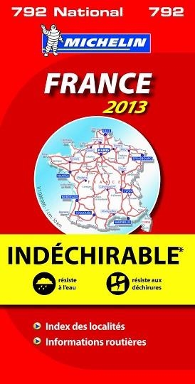 MAPA FRANCIA "ALTA RESISTENCIA"  2013 792 | 9782067181762 | VARIOS AUTORES