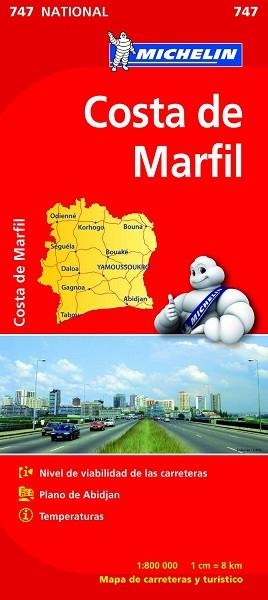 MAPA COSTA DE MARFIL 747 | 9782067172609 | AA.VV