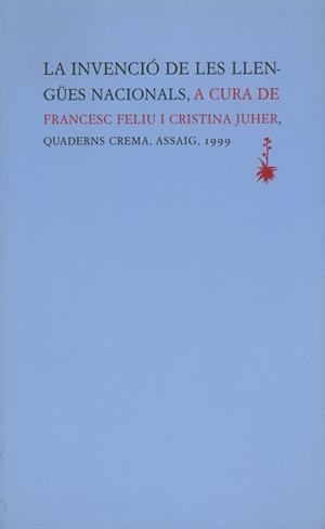 INVENCIO DE LES LLENGUES NACIONALS, LA | 9788477272540 | FELIU, FRANCESC