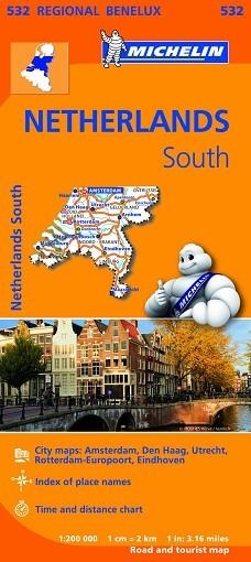 MAPA REGIONAL  NETHERLANDS SOUTH | 9782067183414 | AAVV