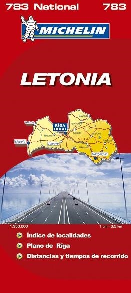 MAPA LETONIA 783 2010 | 9782067129061 | VV AA