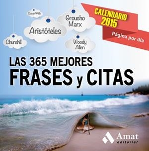 CALENDARIO LAS 365 MEJORES FRASES Y CITAS | 9788497357470 | AA.VV
