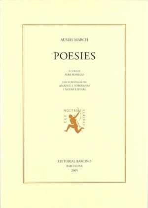POESIES | 9788472267152 | MARCH, AUSIAS