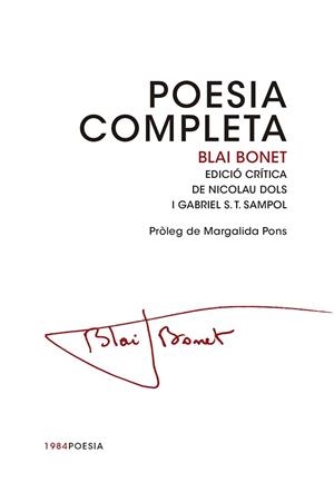 POESIA COMPLETA | 9788415835462 | BONET I RIGO, BLAI