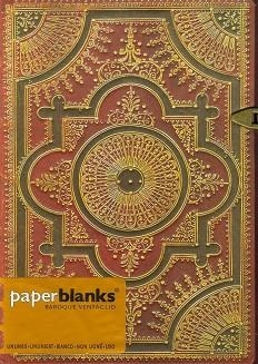 LLIBRETA PAPERBLANKS  MEDIANA LISA VENTAGLIO ROSSO | 9781439716809 | AAVV