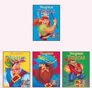 PEGATINAS DE PIRATAS (4 TÍTULOS) | 9788430568123 | SUSAETA, EQUIPO