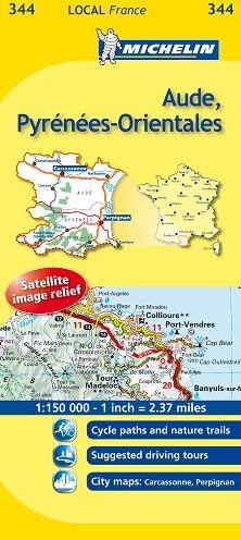 MAPA AUDE PYRENEES ORIENTALES 344 | 9782067133983 | MICHELIN