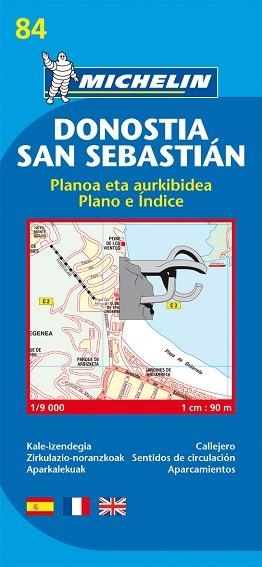 PLANO SAN SEBASTIAN DONOSTIA 84 | 9782067127968 | VV. AA.