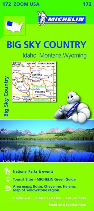 MAPA ZOOM USA BIG SKY COUNTRY 11172 | 9782067190801 | VARIOS AUTORES