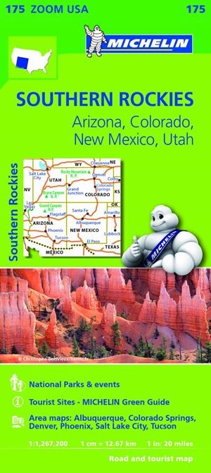 MAPA ZOOM USA SOUTHERN ROCKIES 11175 | 9782067190887 | VARIOS AUTORES