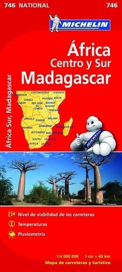 MAPA AFRICA CENTRO SUR MADAGASCAR | 9782067172531 | AAVV