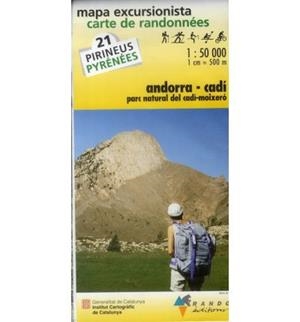 MAPA ANDORRA CADI PIRINEUS 21 (RANDONEES) | 9782841821471 | VARIS